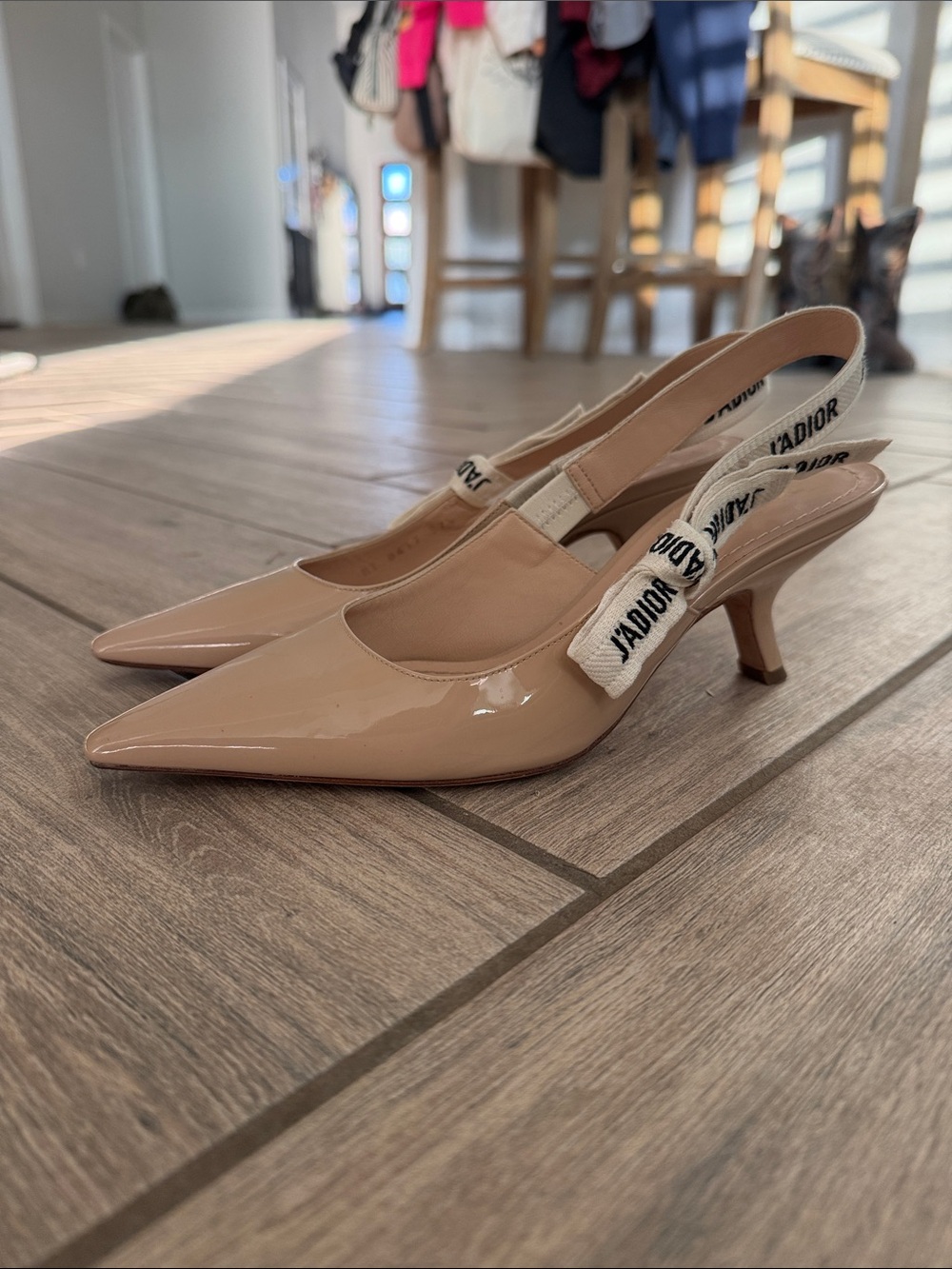Dior J’adior nude patent heel 37.5